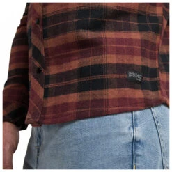 Stoic MMXX.Malmö Flannel Shirt - Hemd -Outdoor-Sportgeschäft stoic mmxxmalmoe flannel shirt hemd detail 7